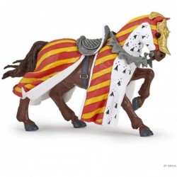 Papo - Figurine - 39945 - Médiéval fantastique - Cheval de tournoi