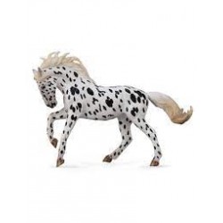 DAM - Figurine de collection - Collecta - Chevaux - Jument Knabstrup léopard noir