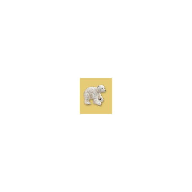 Papo - Figurine - 50025 - La vie sauvage - Bébé Ours Polaire