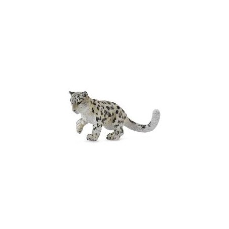 DAM - Figurine de collection - Collecta - Animaux sauvages - Bébé léopard des neiges jouant