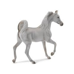 DAM - Figurine de collection - Collecta - Chevaux - Jument arabe gris