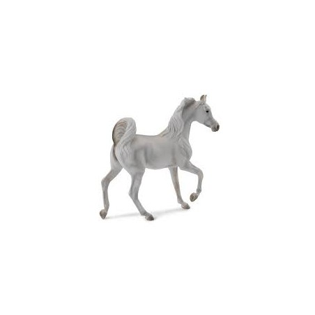 DAM - Figurine de collection - Collecta - Chevaux - Jument arabe gris