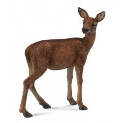 DAM - Figurine de collection - Collecta - Animaux de la forêt - Biche rouge