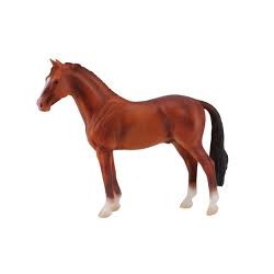 DAM - Figurine de collection - Collecta - Chevaux - Etalon Hanovrien marron