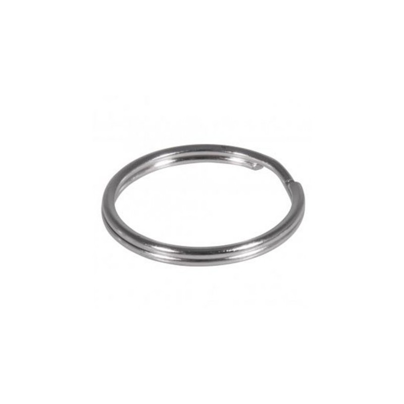 Rayher - Loisirs créatifs - Blister de 6 anneau en métal platine pour porte clé - 20 mm