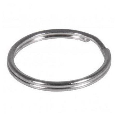 Rayher - Loisirs créatifs - Blister de 6 anneau en métal platine pour porte clé - 20 mm