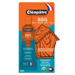 Cléopâtre - Loisirs créatifs - Colle bois et liège - Maintient immédiat sans solvant - 30 grammes