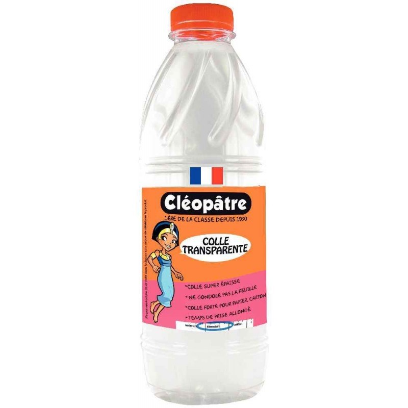 Cléopâtre - Loisirs créatifs - Colle transparente PVA papier sans solvant - 1 Kg