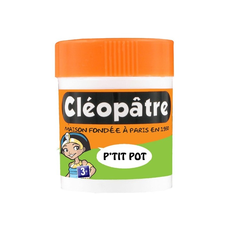 Cléopâtre - Loisirs créatifs - P'tit pot de colle avec spatule - 50 grammes