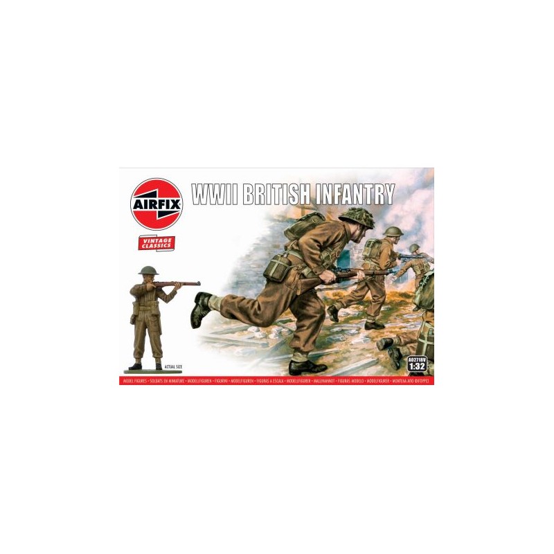 Airfix - Maquette militaire - Infanterie britannique seconde guerre mondiale