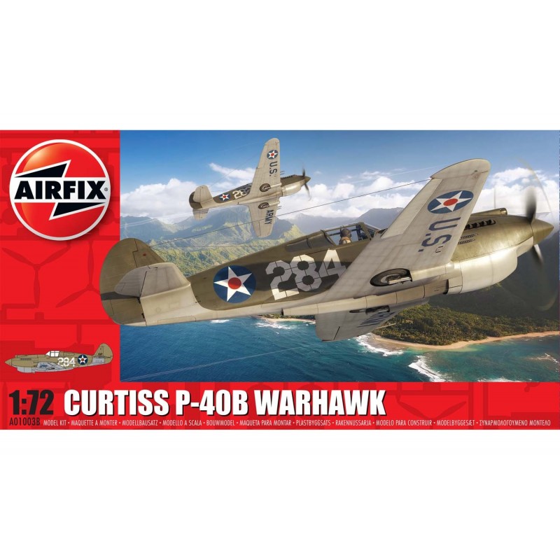 Airfix - Maquette d'avion - Curtiss P-40B Warhawk