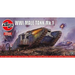 Airfix - Maquette de char - WWI Male tank MK.I