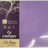 Canson - Blister de 5 enveloppes mi teintes - Myrtille - 140x140 mm - 160g/m2