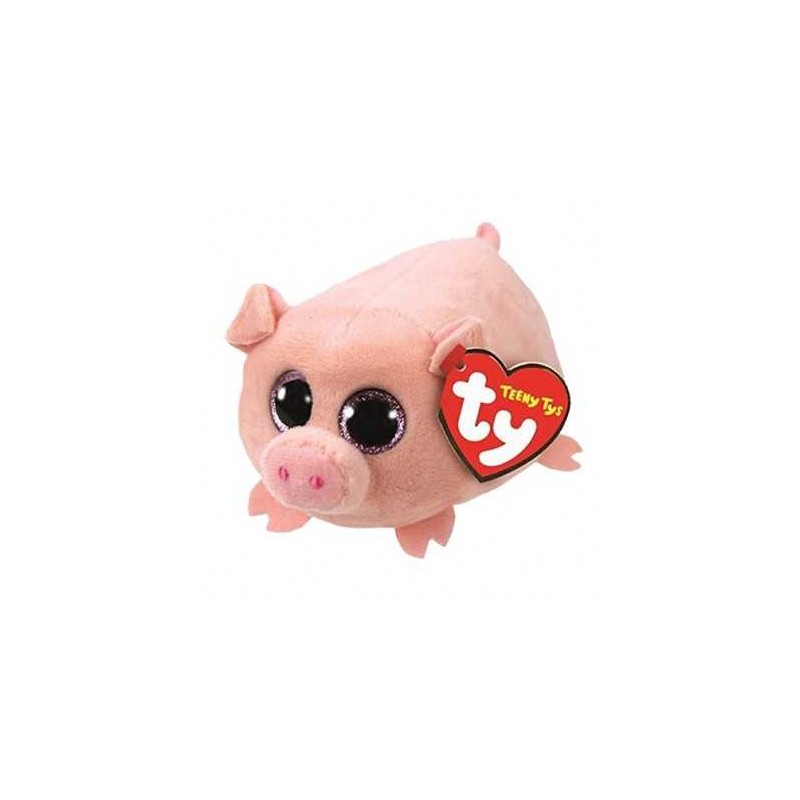 Peluche TY - Peluche 7 cm - Curly le cochon