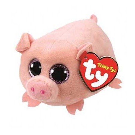 Peluche TY - Peluche 7 cm - Curly le cochon