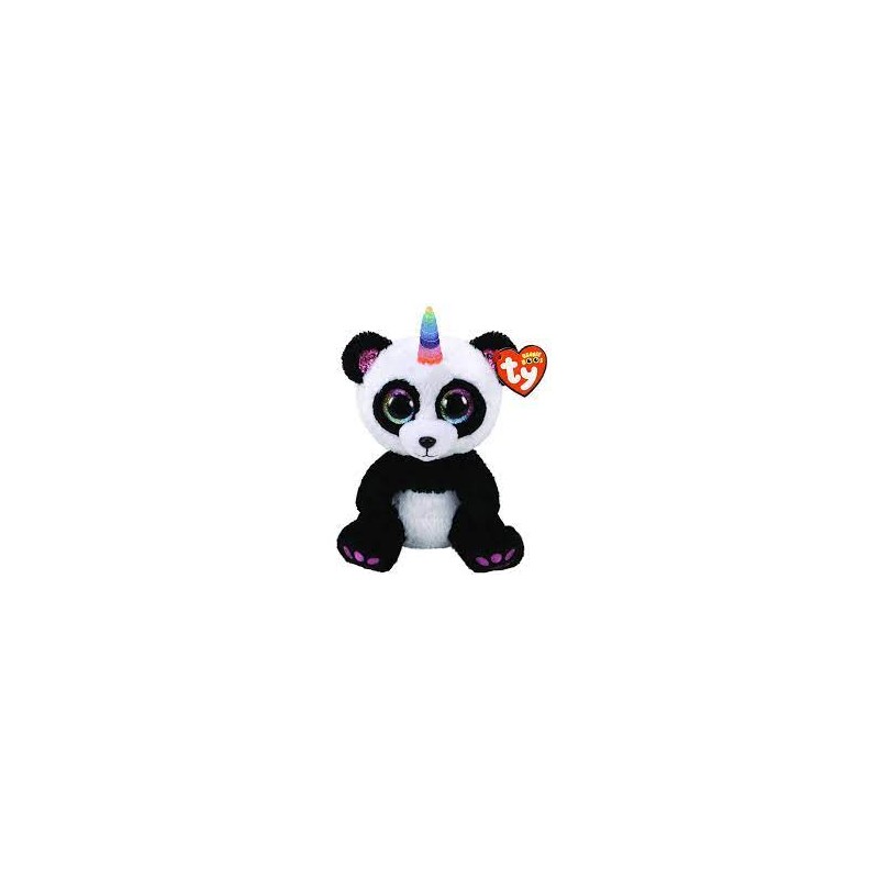 Peluche TY - Peluche 24 cm - Paris le panda licorne