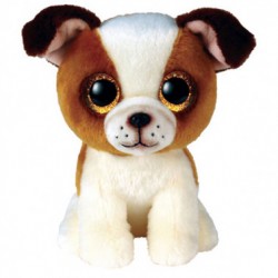 Peluche TY - Peluche 15 cm - Hugo le chien