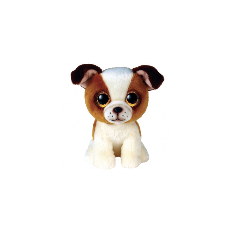 Peluche TY - Peluche 15 cm - Hugo le chien