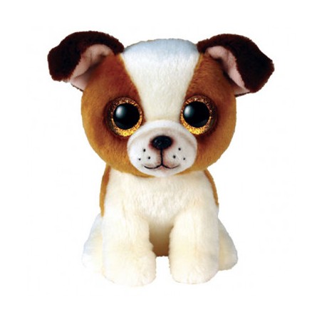 Peluche TY - Peluche 15 cm - Hugo le chien