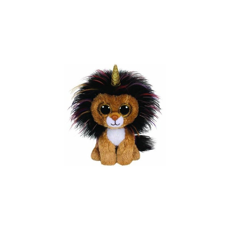 Peluche TY - Peluche 15 cm - Ramsey le lion