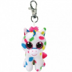 Peluche TY - Porte clé - Harmonie la licorne