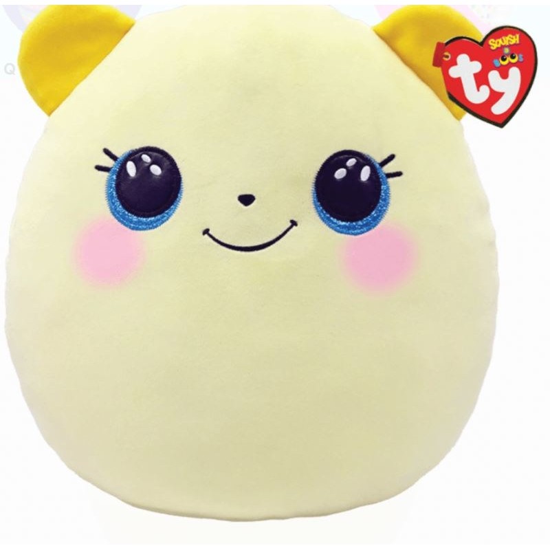 Peluche TY - Coussin 25 cm - Buttercup l'ours jaune