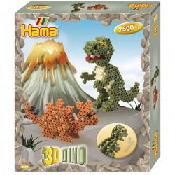 Hama - 3250 - Loisirs créatifs - Midi boîte - 3D Dino