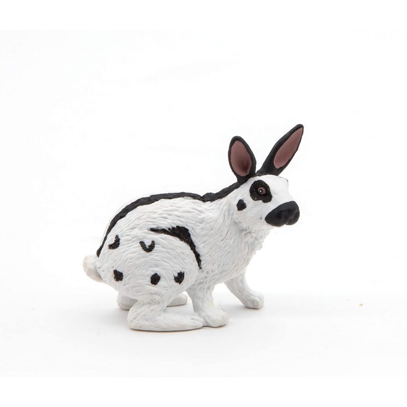 Papo - Figurine - 51025 - La vie à la ferme - Lapin papillon