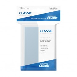 Ultimate Guard - Paquet de 100 sleeves Classic - Taille standard - Transparent