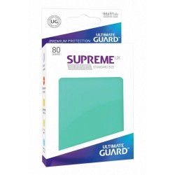 Ultimate Guard - Paquet de 80 sleeves Suprême UX - Taille standard - Turquoise