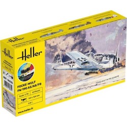 Heller - Maquette d'avion - Starter Kit - FW 190 A5/A8/F8