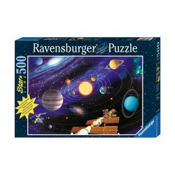 Ravensburger - Puzzle Star Line 500 pièces - Le système solaire