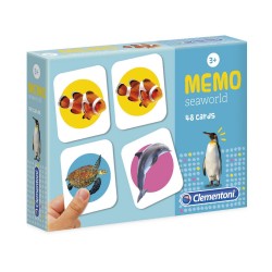 Clementoni - Premier âge - Jeu de mémory - Animaux de la mer