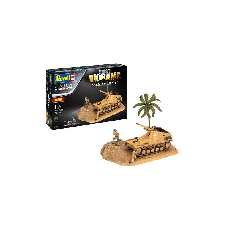 Revell - 03334 - Maquette diorama - Char SD.KFZ 124 Wespe