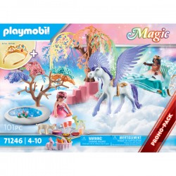 Playmobil - 71246 - Magic - Calèche et cheval ailé