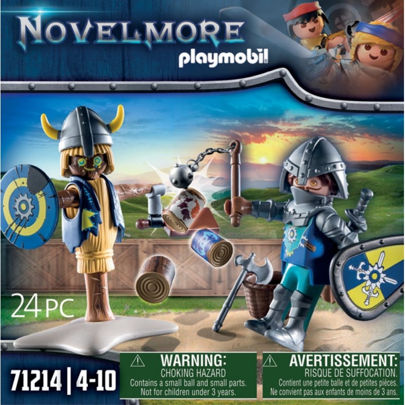 Playmobil - 71214 - Novelmore - Chevalier et mannequin d'entrainement