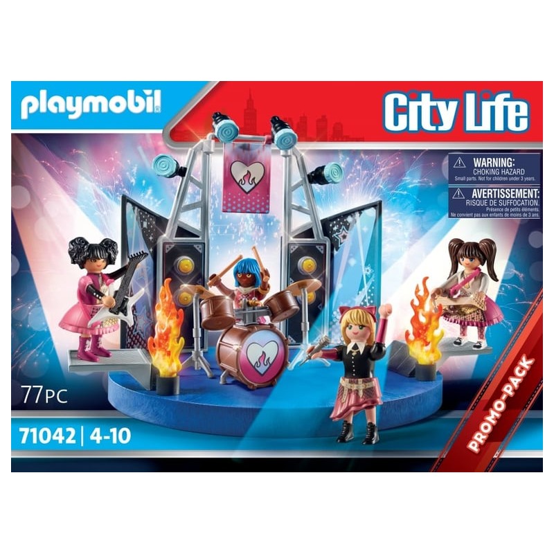 Playmobil - 71042 - City Life - Groupe de rock