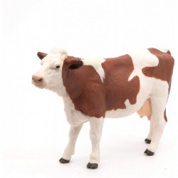 Papo - Figurine - 51165 - La vie à la ferme - Vache montbéliarde