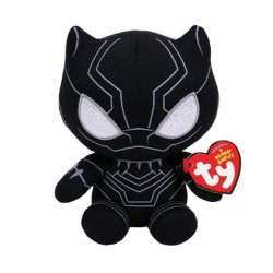 Peluche TY - Peluche 15 cm - Marvel - Black Panther