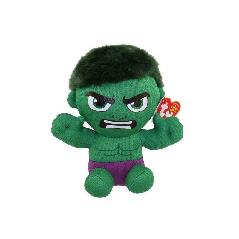 Peluche TY - Peluche 15 cm - Marvel - Hulk
