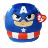 Peluche TY - Coussin 20 cm - Marvel - Captain America
