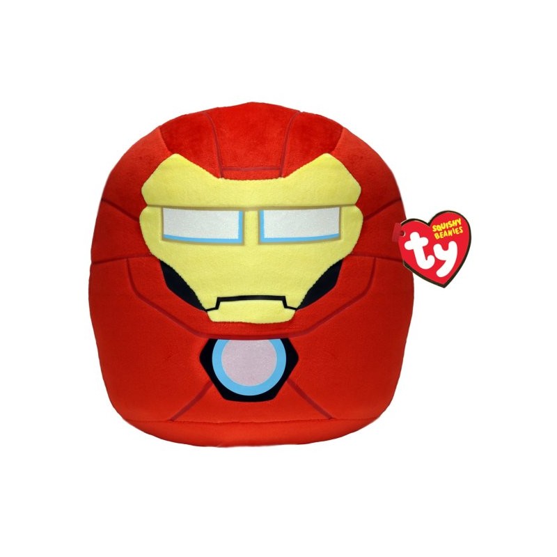 Peluche TY - Coussin 20 cm - Marvel - Iron Man