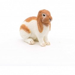 Papo - Figurine - 51173 - La vie à la ferme - Lapin bélier