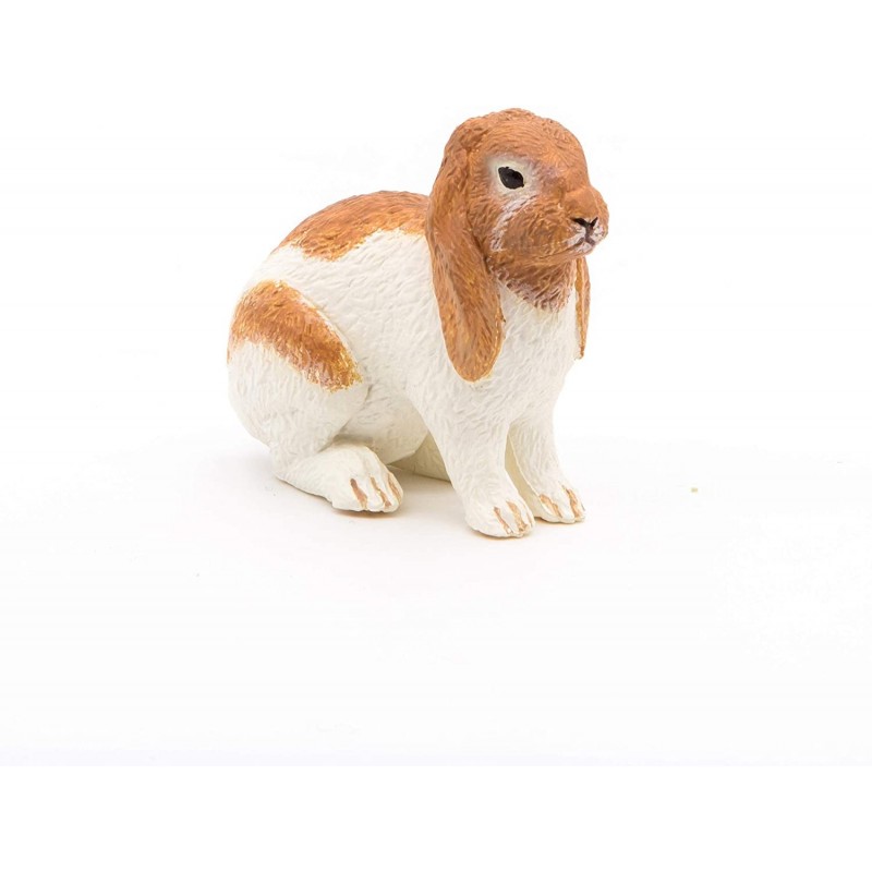 Papo - Figurine - 51173 - La vie à la ferme - Lapin bélier