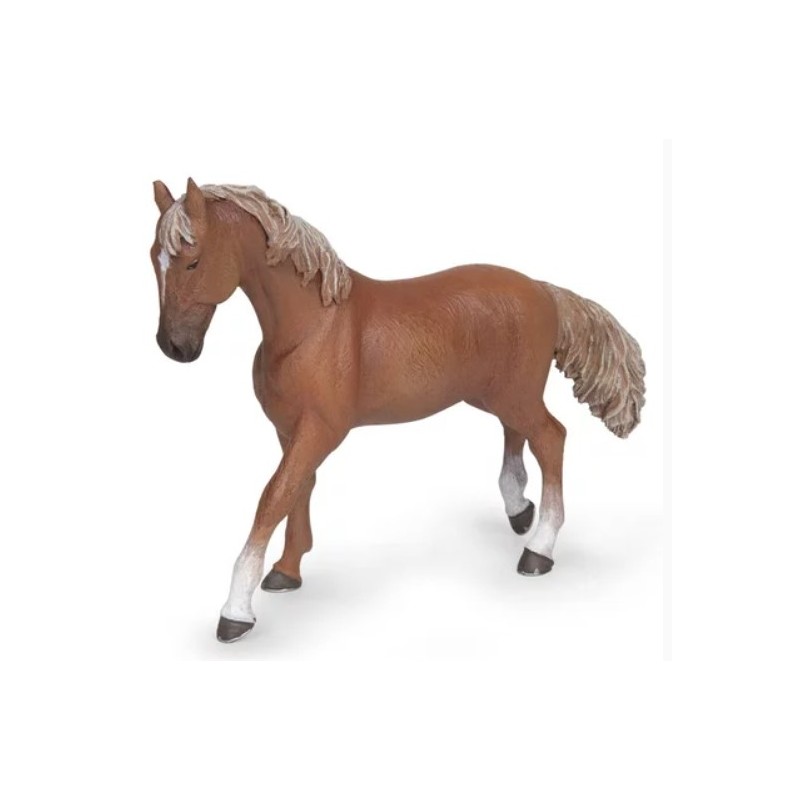 Papo - Figurine - 51533 - Chevaux, poulains et poneys - Jument pur sang anglaise alezane