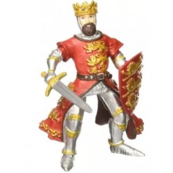 Papo - Figurine - 39338 - Médiéval fantastique - Roi Richard rouge