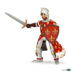 Papo - Figurine - 39252 - Médiéval fantastique - Prince Philippe rouge