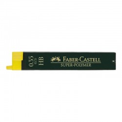 Faber Castell - Beaux arts - Etui de recharge de 12 mines HB pour porte mine - 0.35mm