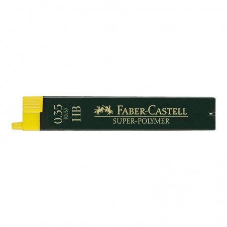 Faber Castell - Beaux arts - Etui de recharge de 12 mines HB pour porte mine - 0.35mm