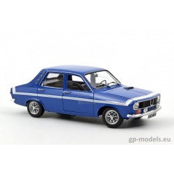 Norev - Véhicule miniature - Renault R12 Gordini bleu et blanche